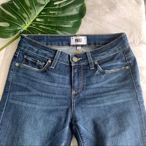 PAIGE Blue “Verdugo Crop” Skinny Jeans 26